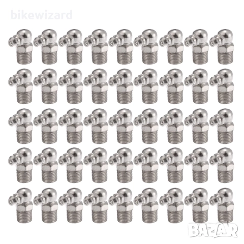 X AUTOHAUX 45 бр. гресьорки M10x1 ъглови 90° гресьорки НОВИ