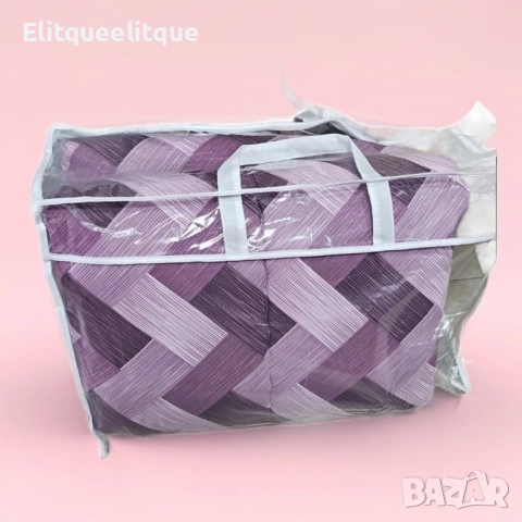 Олекотен юрган с цветни елементи 200 x 220 см, снимка 4 - Декорация за дома - 52251071