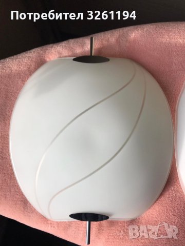 Плафониера, аплик- два броя, снимка 3 - Лампи за таван - 40099306