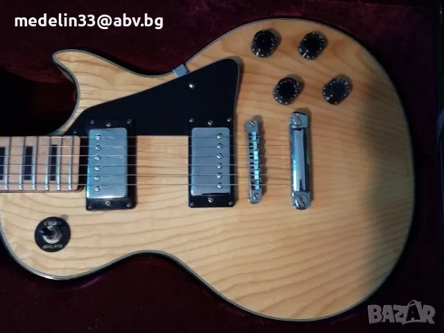 SALVAREZ  EG1702 Les Paul Custom  Japan 1970 китара, снимка 2 - Китари - 48434803