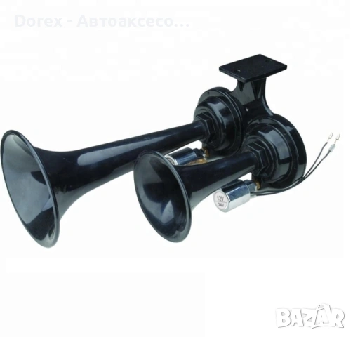 Въздушна тромба дизелов локомотив с клапан 12V - 24V за камион, тир, снимка 3 - Аксесоари и консумативи - 53781620