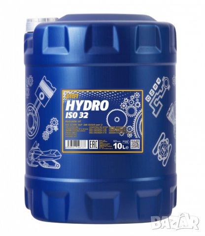 Хидравлично масло MANNOL Hydro ISO 32, 10л, снимка 1 - Аксесоари и консумативи - 41777811