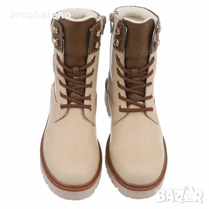 Дамски боти с връзки, 4цвята , снимка 13 - Дамски боти - 47807766