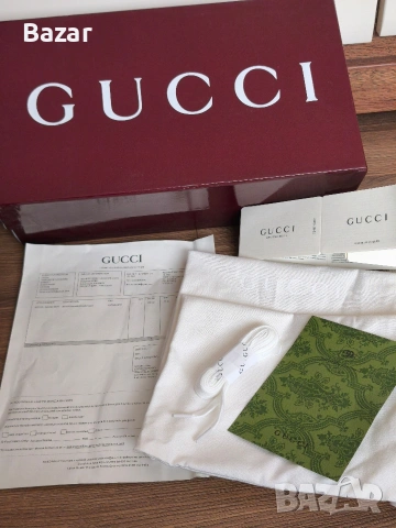 Gucci Мъжки Обувки Оригинални Пълен Комплект, снимка 8 - Други - 53582158