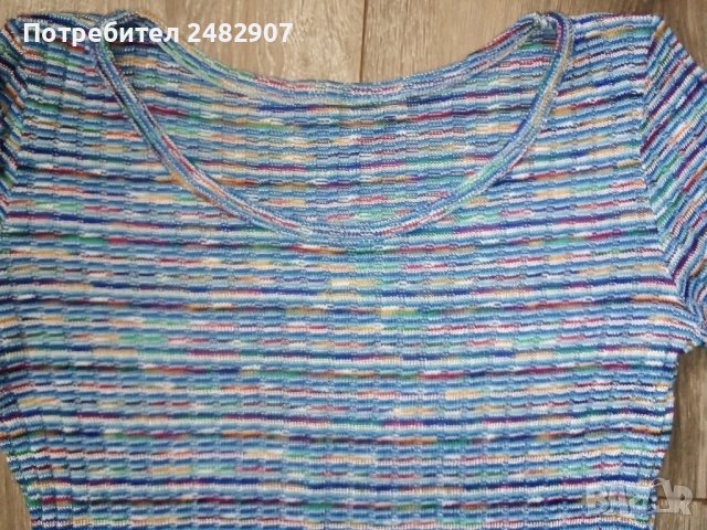 Дамска блуза в синьо, снимка 5 - Блузи с дълъг ръкав и пуловери - 40755304