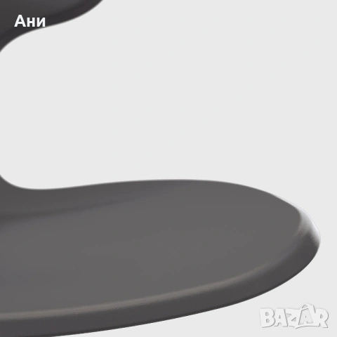 Стол IKEA Molte за бюро детски/възрастен компактен бяло - сив , снимка 4 - Столове - 53819207