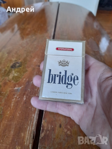 Кутия от цигари Bridge, снимка 2 - Колекции - 52940022