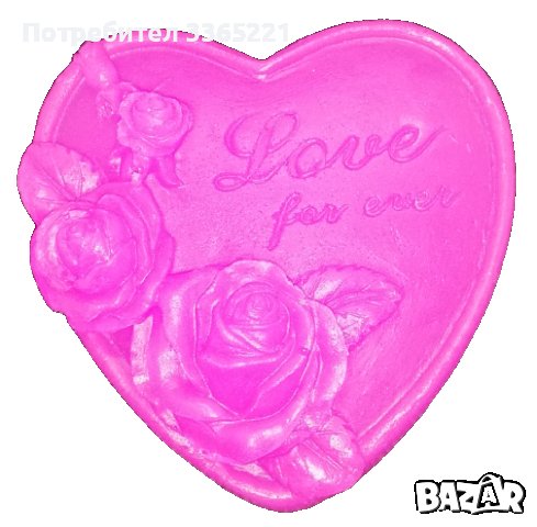 глицеринов сапун  Сърце, снимка 2 - Ръчно изработени сувенири - 41865416