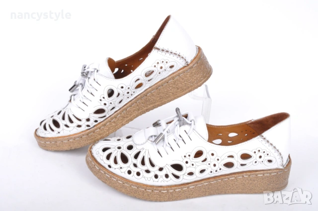 СЕЗОН'26! Бели летни дамски обувки