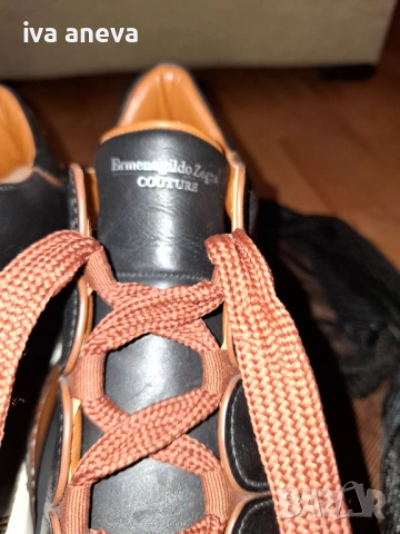 Луксозни мъжки сникърси Ermenegildo Zegna Couture Tiziano, снимка 2 - Маратонки - 53670490