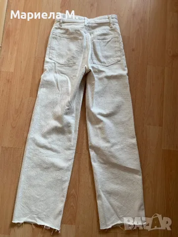 Zara широки дънки, висока талия, като нови, N32, снимка 3 - Дънки - 48039376