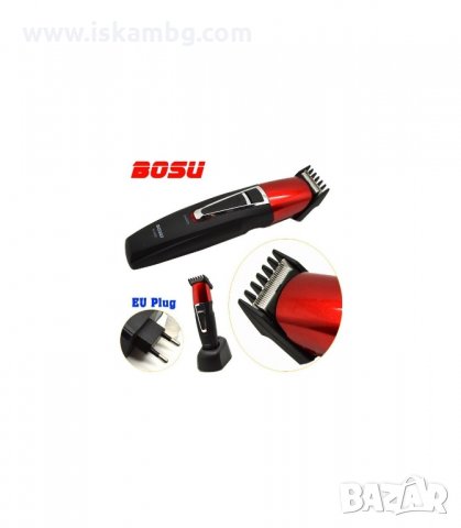 ТРИМЕР БЕЗЖИЧНА МАШИНКА ЗА ПОДСТРИГВАНЕ БРЪСНЕНЕ BOSU - код 2008, снимка 5 - Машинки за подстригване - 34079790