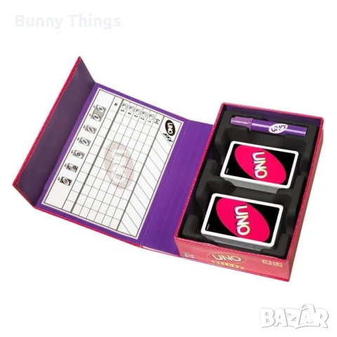 Настолна игра с карти UNO Deluxe - Mattel , снимка 2 - Игри и пъзели - 53410248