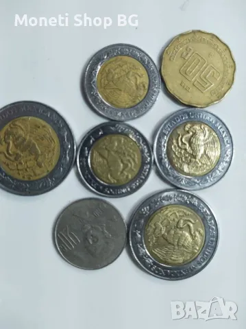7бр. Монети Мексико, снимка 8 - Нумизматика и бонистика - 49961147