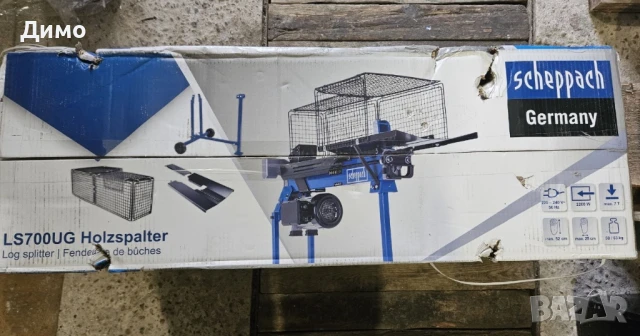 Нова цепачка за дърва Scheppach , снимка 2 - Други машини и части - 51200920