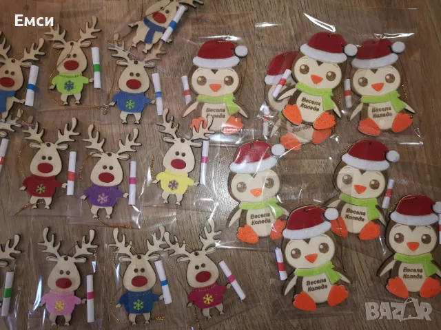 детски коледни фигурки/висулки за елха, снимка 6 - Коледни подаръци - 48123228
