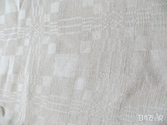 Голяма покривка лен и памук, снимка 1
