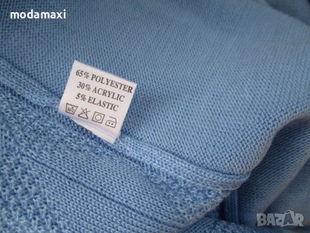 3XL Нов  син пуловер MAI , снимка 10 - Блузи с дълъг ръкав и пуловери - 42371054