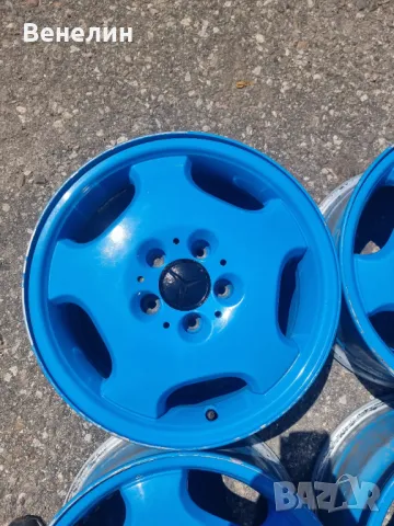 4бр.Алуминиеви джанти за МЕРЦЕДЕС 200,Е230,Е250, 5х112х16цола,7j ET37.Внос от Германия. , снимка 6 - Гуми и джанти - 50300574