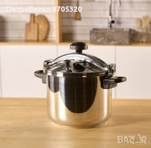 Тенджера под налягане Taurus Classic Moments 4L, снимка 4 - Съдове за готвене - 53064354