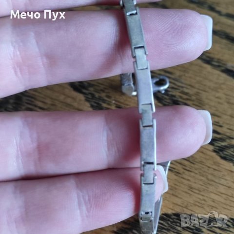 Сребърна гривна (143), снимка 6 - Гривни - 40842679