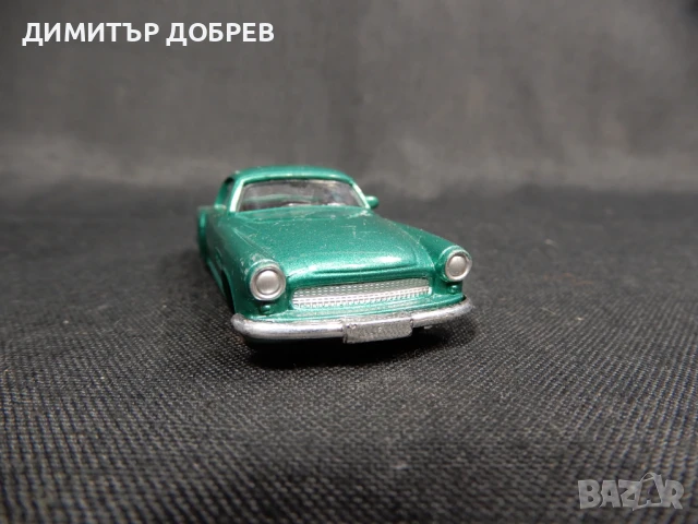 1/64 РЕТРО МЕТАЛНА КОЛИЧКА WARTBURG 313 SPORT COUPE GRELL, снимка 5 - Колекции - 50506494