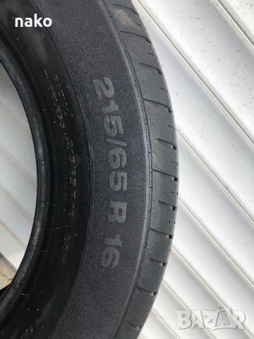 Гуми 2 бр.Continental 215 65 16 летни., снимка 4 - Гуми и джанти - 40478966