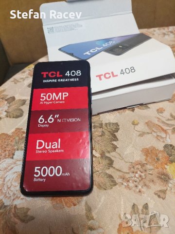 Продавам чисто нов, неразпечатан Смартфон TCL 408 64GB