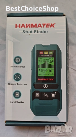 HANMATEK SF3 стенен детектор за греди многофункционален за дърво/метали/кабели, снимка 3 - Друга електроника - 53144011