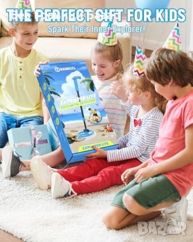 Нов Детски металотърсач 2025, комплект с аксесоари и цветен дисплей, снимка 8 - Образователни игри - 52273187