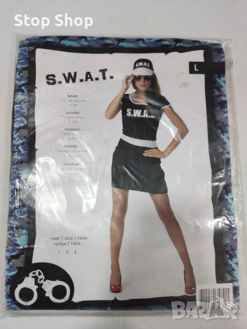 Halloween party костюм SWAT женски , снимка 1 - Костюми - 42643272