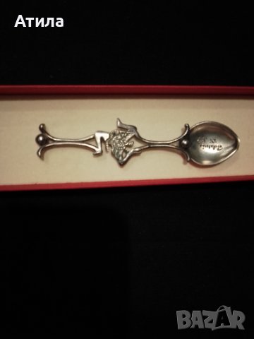 сребърна лъжичка 925 италия