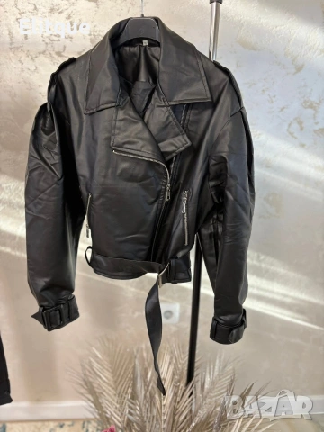 кожено байкър яке , снимка 2 - Якета - 53489825