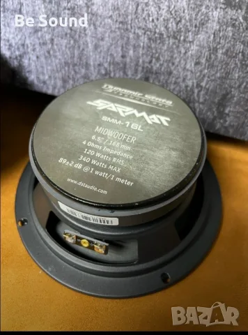 мидбаси 6,5' Dynamic State Sarmat SMM-16L 120w Rms 240w Max 4 ohm, снимка 8 - Тонколони - 55963886