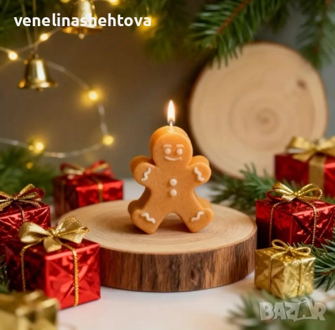 Джинджифилово човече дълбок силиконов молд форма свещи гипс сапун смола фондан шоколад 