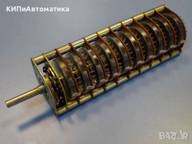 Галетен превключвател 10 секции, 24 позиции VEB RTF rotary switch, снимка 8 - Резервни части за машини - 41728833