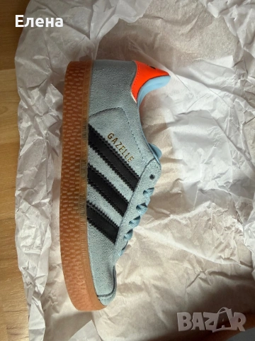 Чисто нови оригинални Adidas Gazelle, снимка 3 - Детски пантофи - 53211718