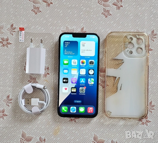 Отличен iPhone 13 Pro Max чист айклауд оригинална батерия 