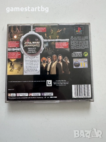 Star Wars Episode 1 Jedi Power Battles за PS1, снимка 2 - Игри за PlayStation - 53304937