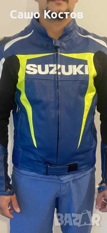 Кожено мото яке SUZUKI