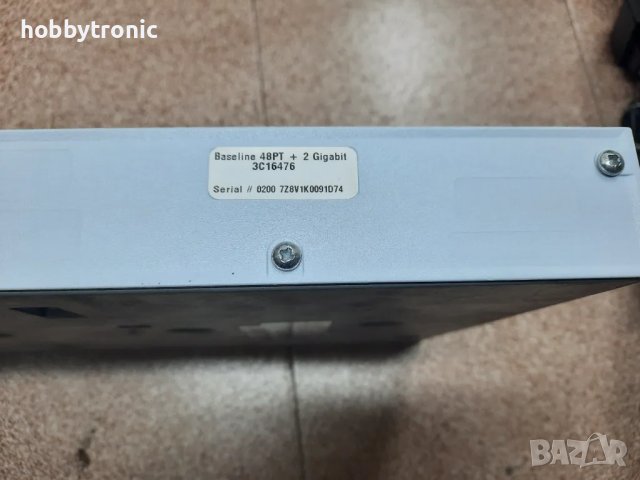 3Com switch 48+2 port, 50 портов суич 1U, снимка 4 - Суичове - 49307651