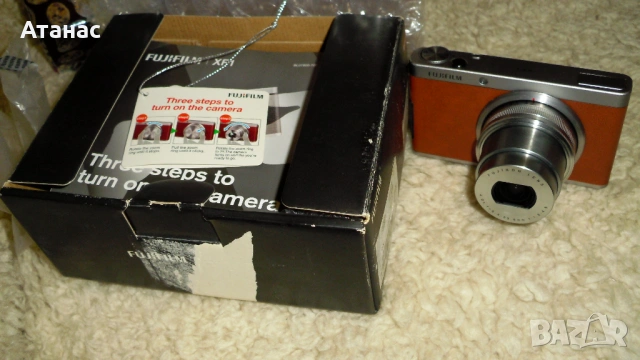 Фотоапарат FUJIFILM XF1 / повреден обектив /