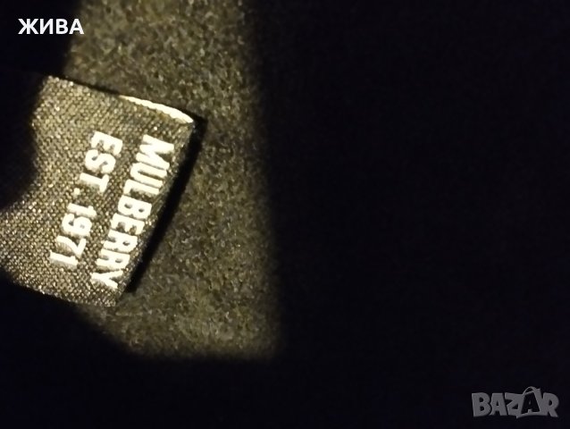 MULBERRY ЕСТЕСТВЕНА КОЖА - черна, мъжка чанта през рамо, снимка 8 - Чанти - 41682758