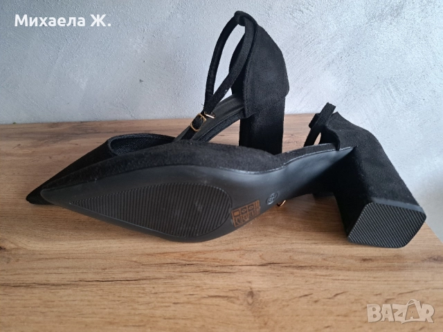 Нови дамски сандали велур 38 размер, снимка 5 - Сандали - 52039302