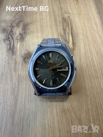orient automatic оригинален мъжки механичен часовник с зелен цифер, снимка 4 - Мъжки - 55903745