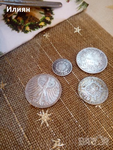 Монети сребро , снимка 3 - Нумизматика и бонистика - 39103043