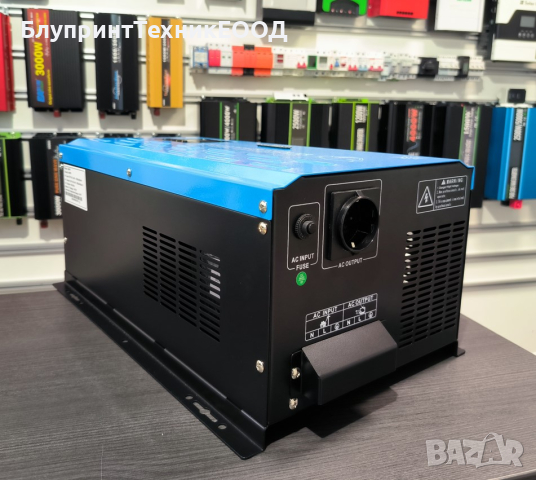 3600W 24V Нискочестотен тороидален инвертор/UPS със зареждане до 40А, снимка 3 - Друга електроника - 44751887