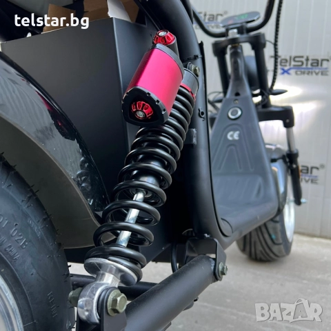 Нов модел електрически скутер  BIG CITY HARLEY X20 ULTRA MAX УСИЛЕНА РАМКА + гуми с по-голям ди, снимка 14 - Мотоциклети и мототехника - 52429384