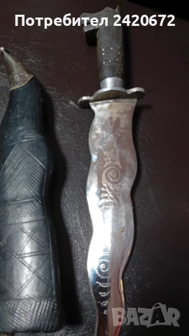 индийски кинджал, снимка 3 - Антикварни и старинни предмети - 53860912