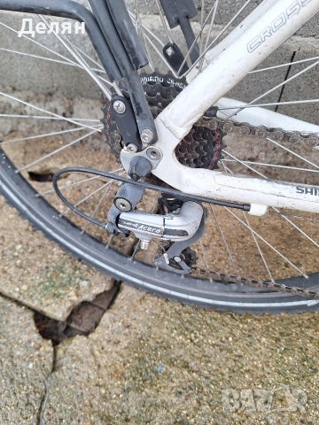 Велосипед CROSSWAVE 26",алуминиева рамка,преден амортисьор,скорост 3×8,монтаж SHIMANO ACERA, снимка 8 - Велосипеди - 53600244
